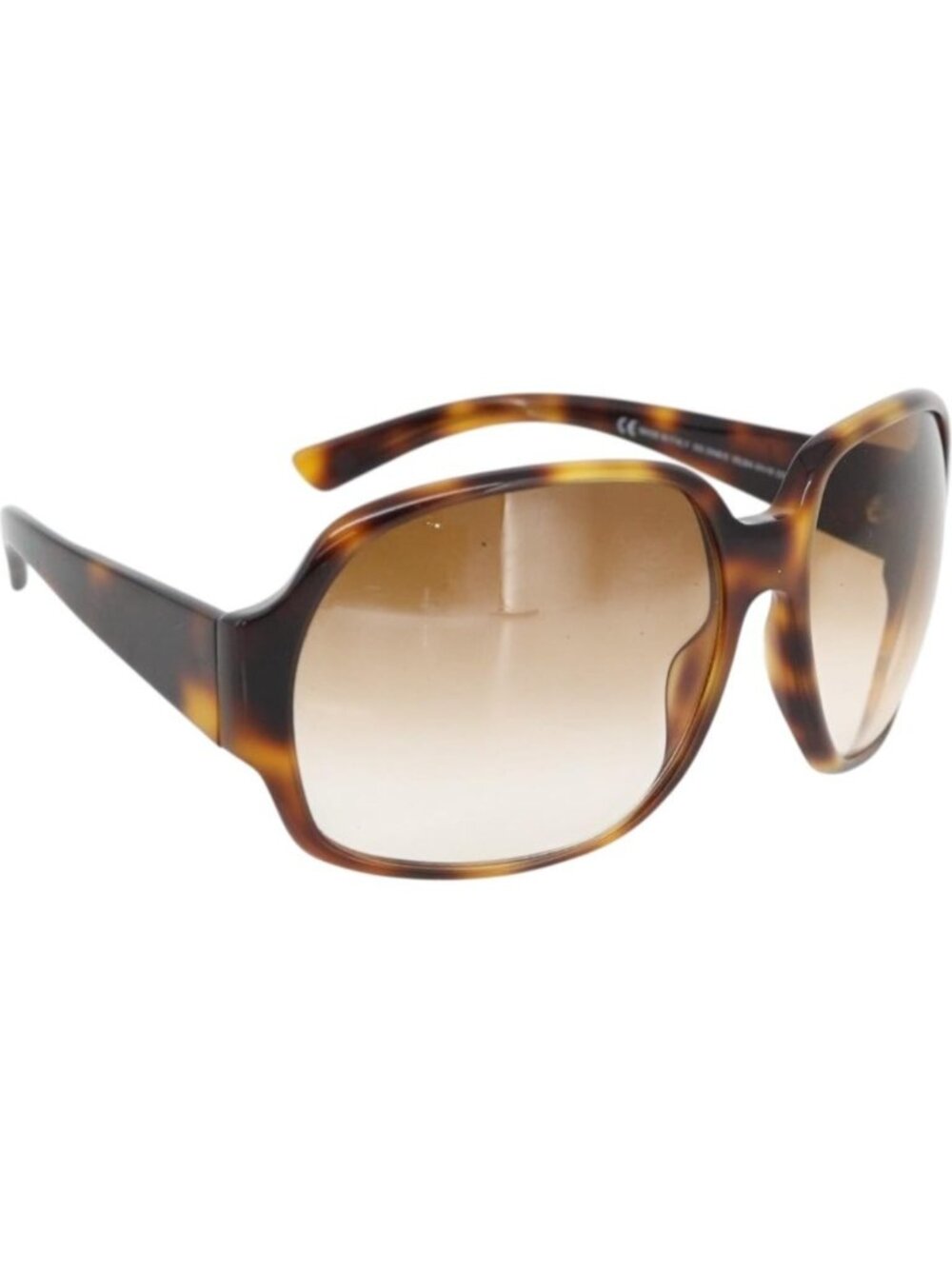 GUCCI Tortoise Pattern Sunglasses Plastic Brown